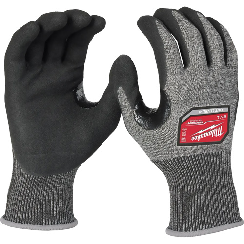 High-Dexterity Cut-Resistant Gloves, Size X-Large, 18 Gauge, Nitrile Coated, Polyethylene Shell, ANSI/ISEA 105 Level 4/EN 388 Level D Nassau Supply