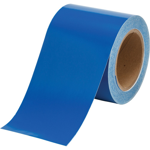 Pipe Marker Tape, 90', Blue Nassau Supply
