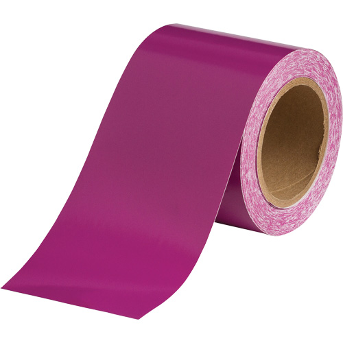 Pipe Marker Tape, 90', Purple Nassau Supply
