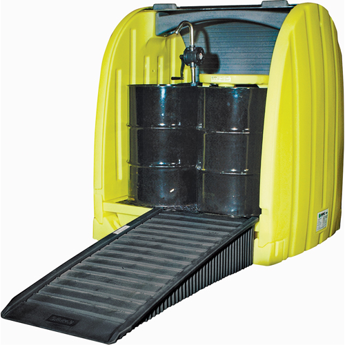 Drum Hardcover & Spillpallet, 65" L x 58" W x 69" H, 6000 lbs. Load Capacity Nassau Supply