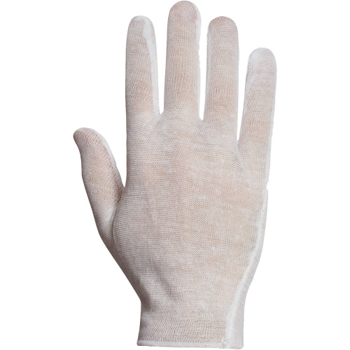 Gants d'inspection Superior ML40, Poly/coton, Poignet &agrave; ourlet, Taille unique Nassau Supply
