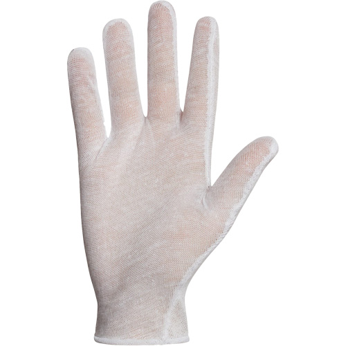 Gants d'inspection Superior ML40, Poly/coton, Poignet &agrave; ourlet, Taille unique Nassau Supply