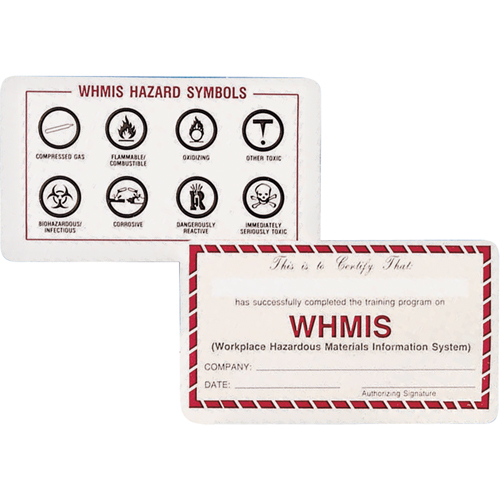 WHMIS Wallet Cards Nassau Supply