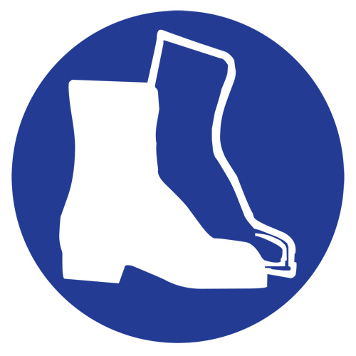 &eacute;tiquettes avec pictogramme Right to Know - Bottes, Vinyle, Feuille, 1" lo x 1-1/8" la Nassau Supply