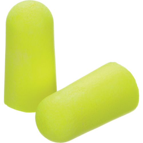 Bouchons d'oreilles n&eacute;on jaune E-A-Rsoft, Vrac - Sac en poly Nassau Supply
