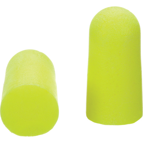 Bouchons d'oreilles n&eacute;on jaune E-A-Rsoft, Vrac - Sac en poly Nassau Supply