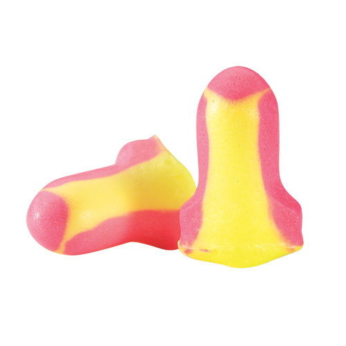 Bouchons d'oreilles en mousse multicolores Laser Lite de Howard Leight, Paire - Sac en poly Nassau Supply