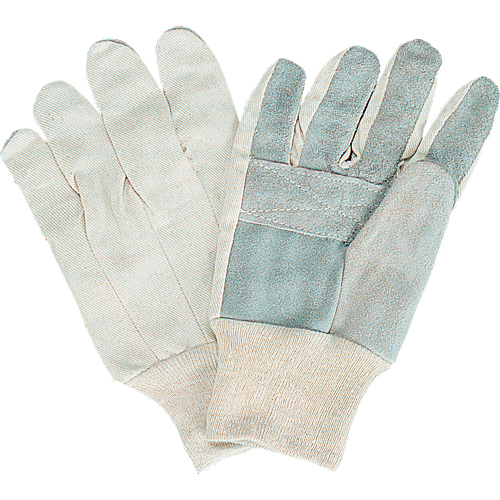 Standard-Duty Work Gloves, Large, Split Cowhide Palm Nassau Supply