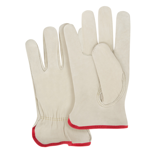 Gants pour conducteurs &agrave; ajustement serr&eacute;, Petit, Paume en Cuir fleur de vache Nassau Supply