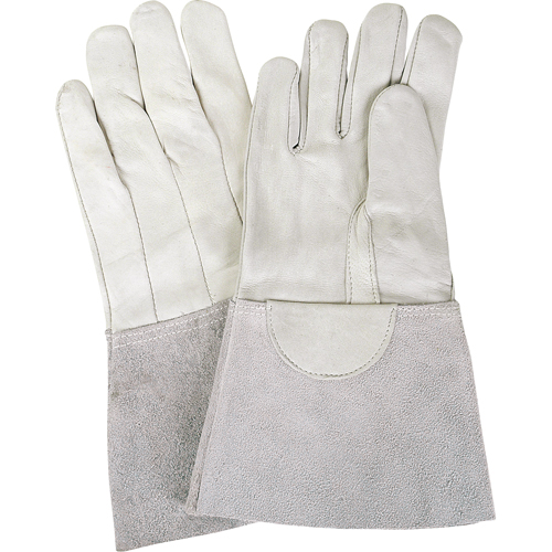 Gants de soudage &agrave; l'arc TIG, Cuir fleur de mouton, Taille Moyen Nassau Supply