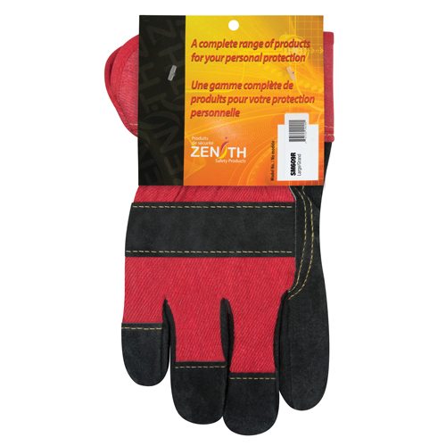 Gants d'ajusteur doubl&eacute;s pour l'hiver &agrave; chaleur sup&eacute;rieure, Grand, Paume en Cuir de vache refendu, Doublure en Thinsulate Nassau Supply