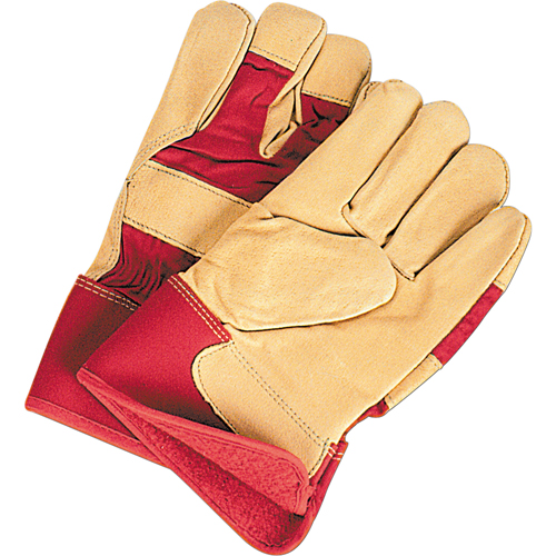 Gants d'ajusteur doubl&eacute;s pour l'hiver &agrave; chaleur sup&eacute;rieure, Grand, Paume en Cuir fleur de porc, Doublure en Thinsulate Nassau Supply