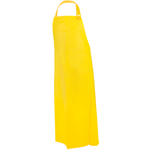 PVC Apron, PVC, Yellow, 35" W x 45" L Nassau Supply