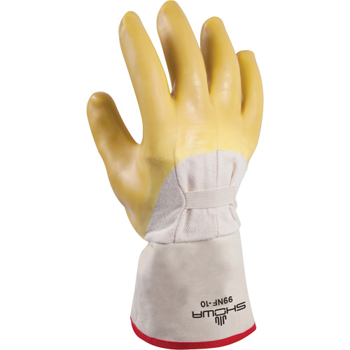 Nitty Gritty&reg; Gloves, 10, Latex Coating, Cotton Shell Nassau Supply