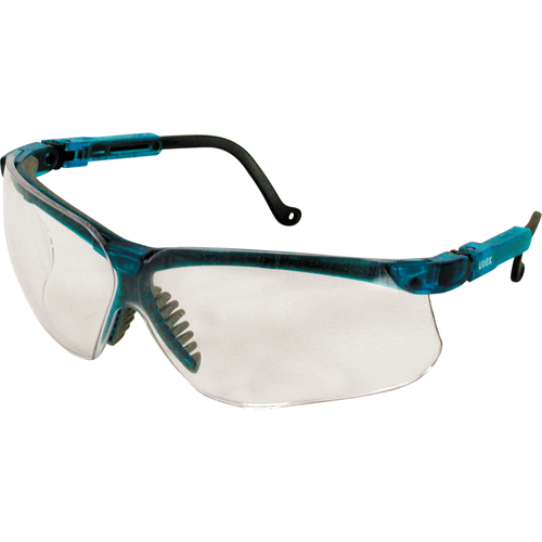 Lunettes de s&eacute;curit&eacute; Uvex Genesis, Lentille Transparent, Anti-&eacute;gratignures, R&eacute;pond ou surpasse la norme CSA Z94.3 Nassau Supply