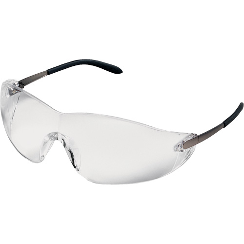 Lunettes de s&eacute;curit&eacute; Blackjack, Lentille Transparent, Anti-&eacute;gratignures, ANSI Z87+/R&eacute;pond ou surpasse la norme CSA Z94.3 Nassau Supply