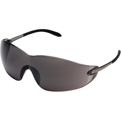 Blackjack&reg; Safety Glasses, Grey/Smoke Lens, Anti-Scratch, ANSI Z87+/Meets/Exceeds CSA Z94.3 Nassau Supply