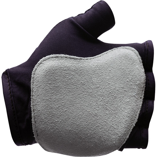 Anti-Impact Fingerless Right-Hand Glove, X-Small, Split Leather Palm, Slip-On Cuff Nassau Supply