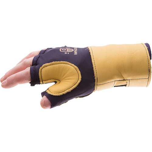 Gants de protection sup&eacute;rieure contre les impacts & les microtraumarismes r&eacute;p&eacute;t&eacute;s, main droite, Taille T-petit, Paume Cuir fleur Nassau Supply