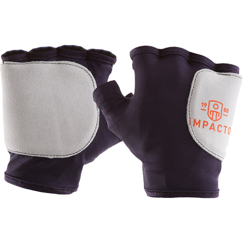 Gants de protection sans doigts paume/c&ocirc;t&eacute;, droit, T-petit, Paume en Su&egrave;de, Poignet &agrave; enfiler Nassau Supply