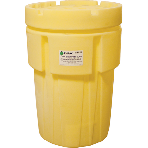 Baril de r&eacute;cup&eacute;ration Poly-Overpack 110 , 103 gal. US, Stationnaire Nassau Supply