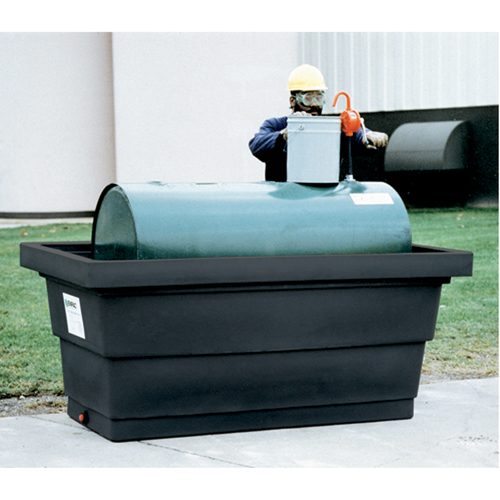 Poly-Tank&reg; Containment Unit 275 With Drain, 82.3" L x 45" W x 35.3" H, 275 US gal. Capacity Nassau Supply