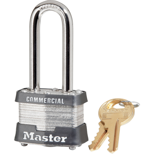 Pin Tumbler Padlock, Keyed Alike, Laminated Steel, 1-9/16" Width Nassau Supply