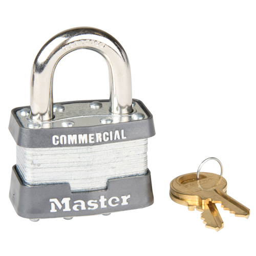 Cadenas &agrave; goupilles, Cl&eacute;s identiques, Acier lamin&eacute;, Largeur de 1-3/4" Nassau Supply