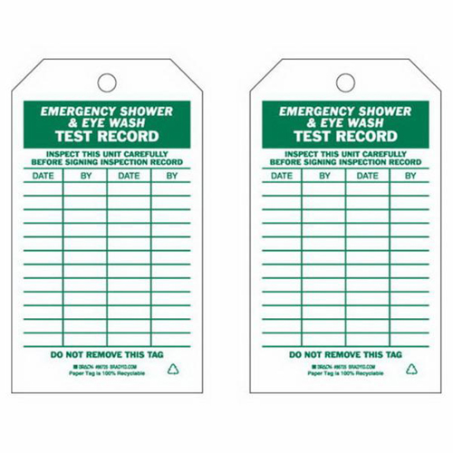 &eacute;tiquettes de rapport d'essai/inspection, Papier, 4" la x 7" h, Anglais Nassau Supply