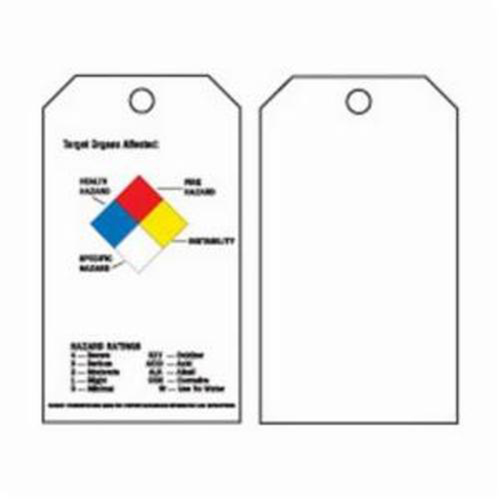 &eacute;tiquettes auto-plastifiantes du droit &agrave; l'information, Polyester, 3" la x 5-3/4" h, Anglais Nassau Supply