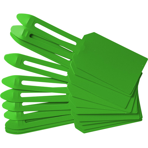 &eacute;tiquettes de cadenassage vierges en plastique, Plastique, 3-1/4" la x 5-4/5" h, Vierge Nassau Supply
