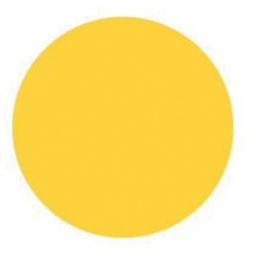 Round Write-On Labels, Circle, 1.5" L x 1.5" W, Yellow Nassau Supply