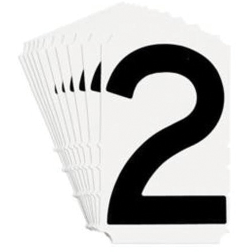 &eacute;tiquettes de lettres et chiffres gothiques individuels Quick-Align, 2, 4" h, Noir Nassau Supply