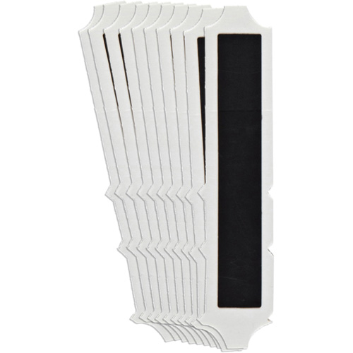 Quick-Align&reg;Individual Gothic Number and Letter Labels, I, 4" H, Black Nassau Supply