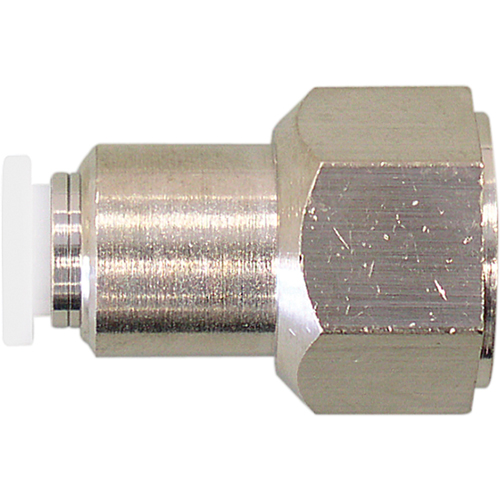 Topfit Female Threaded Straight Connector Fitting, 1/2" Dia, Polymer Nassau Supply
