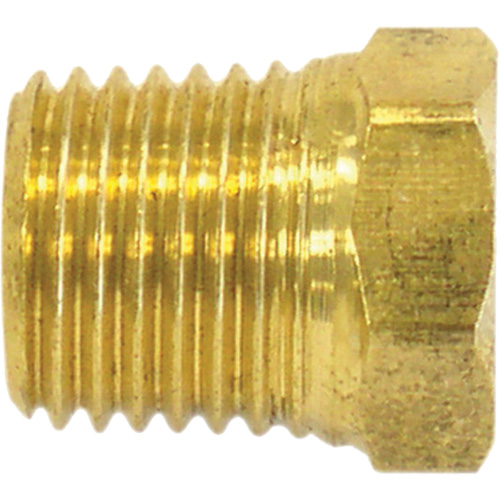 Pipe Plug (Hex Head), 3/8" Dia., Brass Nassau Supply