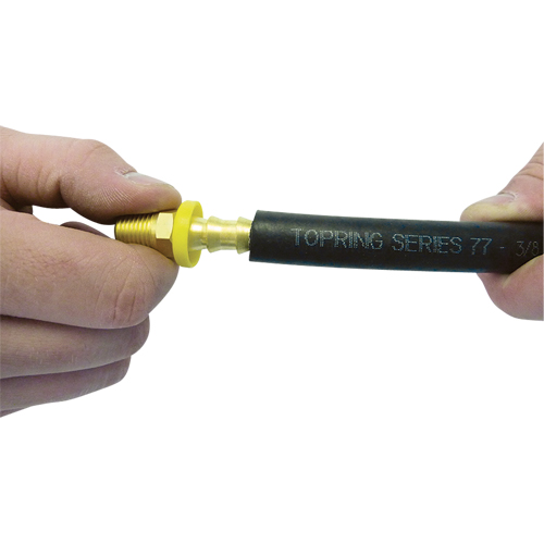 Topflex Lock-On Air Hoses- Replacement Reusable Fittings Nassau Supply