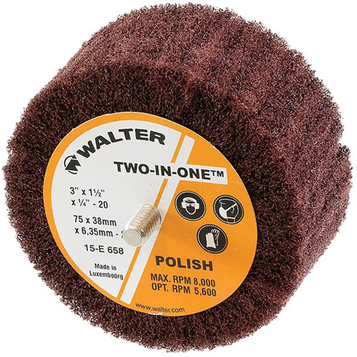 Meule &agrave; lamelles abrasives Two-In-One Nassau Supply