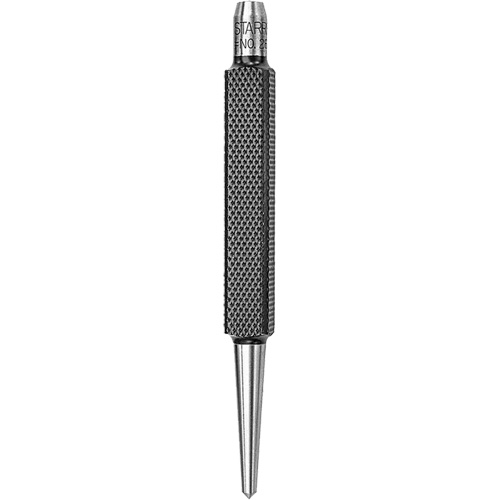Centre Punch with Square Shank, 1/8" Dia., 3/8" Stock Size, 4" L Nassau Supply
