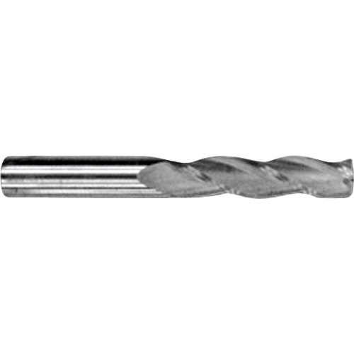 Long Series End Mill, 1/8" Dia., 4 Flutes, Carbide Nassau Supply
