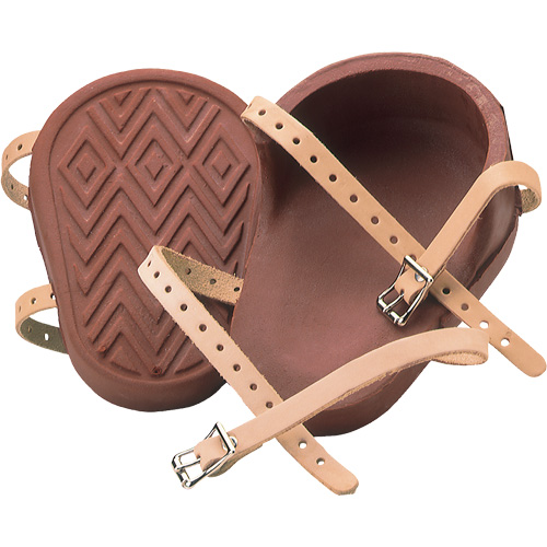 Professional Heavy-Duty Knee Pad, Buckle Style, Rubber Caps, Rubber Pads Nassau Supply