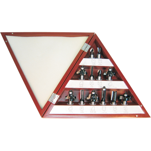 3-Flute Carbide-Tipped Router Bit Sets Nassau Supply
