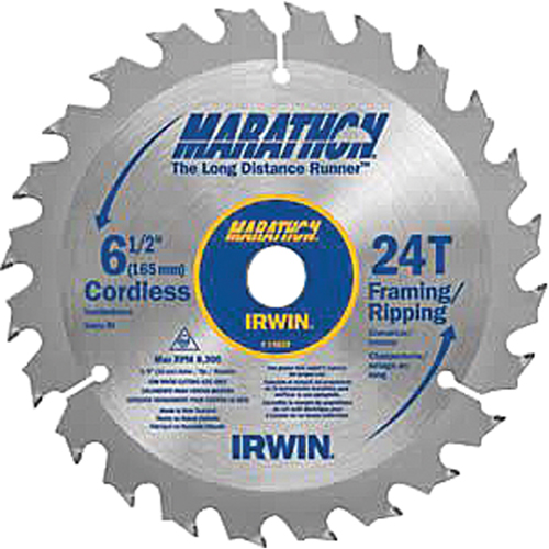 Marathon&reg; Saw Blades, 6-1/2", 18 Teeth, Plastic/Laminate/Wood Use Nassau Supply