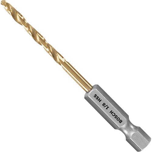 Impact Tough Drill Bit, High Speed Steel, 1-3/4" Flute, 135° Point Nassau Supply