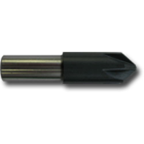 Fraise conique, 1/2", Acier rapide, Angle de 82°, 6 cannelures Nassau Supply