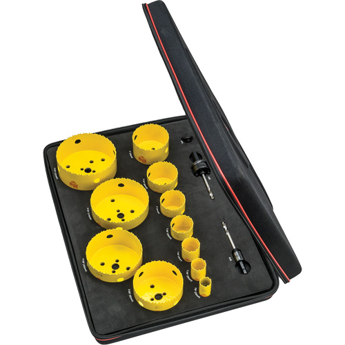 Electrician's Hole Saw Kit, 14 Pieces Nassau Supply