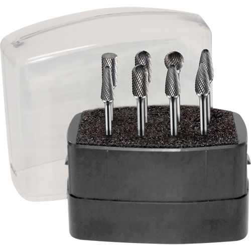 Double Cut Rotary Burr Set, 8 Pieces Nassau Supply