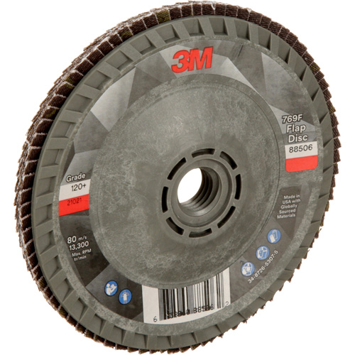 769F Quick Change Flap Disc, 4-1/2" x 5/8"-11, Type 29, 120+ Grit, Ceramic Nassau Supply
