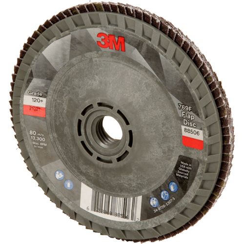 769F Quick Change Flap Disc, 4-1/2" x 5/8"-11, Type 29, 120+ Grit, Ceramic Nassau Supply