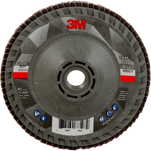 769F Quick Change Flap Disc, 4-1/2" x 5/8"-11, Type 29, 80+ Grit, Ceramic Nassau Supply